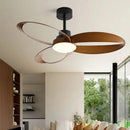 Axyaa Vintage Industrial Wood Ceiling Fan Chandelier for Home and Office