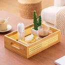 Axyaa Acrylic Grid Side Storage Box for Bedroom and Living Room Organization