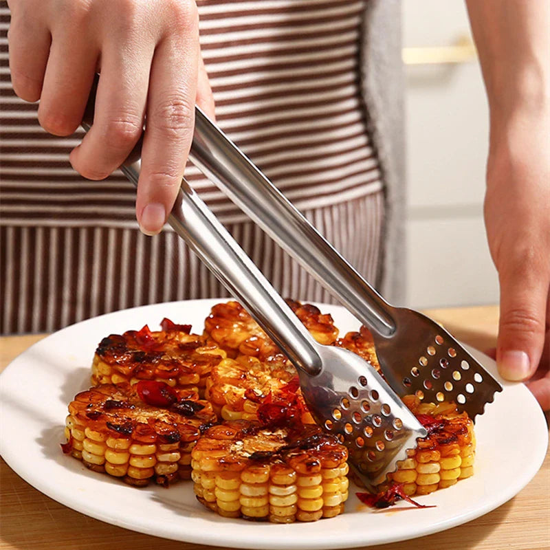 Axyaa Stainless Steel Food Clip - Multi-Use Kitchen Tongs
