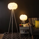 Axyaa Nordic Feather Floor Lamp LED Standing Light for Living Room & Bedroom