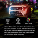 Axyaa RGBW DRL: Toyota Tacoma 2024-2025, 64 Colors, Daytime Running Lights, APP Control