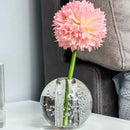 Axyaa Crystal Bubble Ball Vase Desk Decoration Artificial Flower Arrangement Room Decor