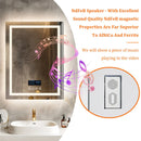 Axyaa Smart LED Bathroom Mirror with Bluetooth Speaker & Anti-Fog