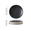 Axyaa Round Ceramic Plate Set for Stylish Dining Experience