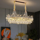 Axyaa Crystal LED Ceiling Chandeliers for Elegant Home Lighting