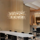 Axyaa Dandelion Art Crystal Chandelier for Modern Nordic Living Room