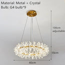 Axyaa Luxury Crystal Chandelier, Wall & Lobby Lamp Set