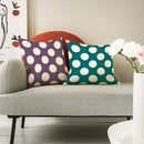 Axyaa Linen Red Christmas Pillows 45x45 for Living Room Decor