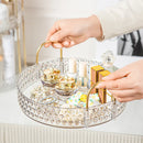 Axyaa 3 Tier Diamond Pattern Cosmetic Organizer Vanity Rack for Bathroom Counter