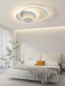 Axyaa Circle LED Ceiling Light Modern Minimalism Dimmable Fixture for Living Room Bedroom