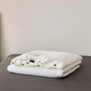 Axyaa Eucalyptus & Cotton Jacquard Duvet Cover Set - High Quality Bed Linens