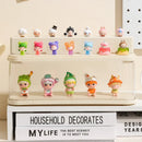 Axyaa Acrylic Dolls Display Box for Small Action Figures - Dustproof Stand Cabinet