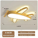 Axyaa Kids Airplane LED Ceiling Light, Nordic Modern Helicopter Chandelier for Youth Room