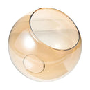 Axyaa Clear Amber Glass Lamp Shade for Lighting Fixture
