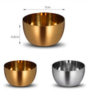 Axyaa Stainless Steel Korean Sauce Cup: Food Grade Spice Dishes for Restaurant