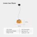 Axyaa Nordic Glass LED Pendant Lights Industrial Chandelier for Home Decor