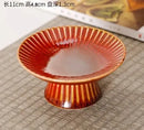 Axyaa Zen Style Pastry Plate – Small Delicate Tea Plate for Dim Sum