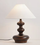 Axyaa Nordic Solid Wood Table Lamp for Home Study Bedroom Lighting