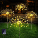 Axyaa Solar Firework Fairy Lights for Outdoor Garden Decor, Patio, Party, Wedding