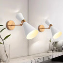 Axyaa Nordic Iron Wall Lamp Black White LED Up Down Light