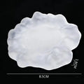Axyaa Glass Dinner Plates Set - Restaurant Tableware for Desserts, Snacks, Sushi, Cakes