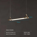 Axyaa Brass Pendant Light: Modern Minimalist Dining Table Lamp
