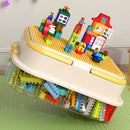 Axyaa Lego Toy Storage Case: Stackable Bins with Adjustable Containers
