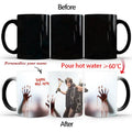 Axyaa Walking Dead Rick Daryl Heat Color Changing Mug