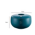 Axyaa Stainless Steel Double-layer Japanese-style Insulated Food Container Salad Bowl