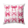 Cherry & Bowknot Pattern Pillowcase – Axyaa Decorative Cushion Cover