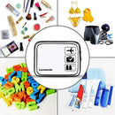 Axyaa Clear Makeup Bag Portable Travel Toiletry Pouch Waterproof PVC Storage Case