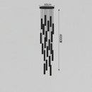 Axyaa Modern LED Pendant Staircase Chandeliers for Living Room