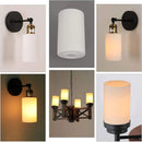 Alabaster White Glass Cylinder Lamp Shade for Pendant & Vanity Lights by Axyaa