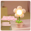 Axyaa Mini LED Flower Night Light Cute Table Lamp Desktop Ornament for Kids