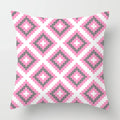 Axyaa Nordic Pink Sweet Home Sofa Cushion Cover, Cozy Living Room Decor