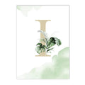 Axyaa Jungle Animals Custom Name Wall Art Poster Canvas Painting Nursery Decor
