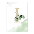 Axyaa Jungle Animals Custom Name Wall Art Poster Canvas Painting Nursery Decor
