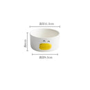 Axyaa Duck Ceramic Tableware Set - Shallow Plate, Soup Bowl, Seasoning Dish, Snack Plate