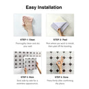 Axyaa 3D Self-adhesive Decor Wall Tile Sticker - Waterproof Peel and Stick Backsplash