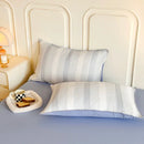 Axyaa Solid Purple Bedding Set: Soft Polyester Cover Set for Twin Queen Full Size