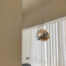 Axyaa Amber Glass Pendant Lights Adjustable for Bedroom and Balcony