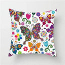 Axyaa Floral Butterfly Pillowcase Collection for Home Decor & Wedding Parties
