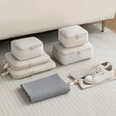 Axyaa Compression Packing Cubes Set of 6 - Waterproof Travel Clothes Organizers