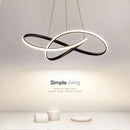 Nordic LED Ceiling Chandelier for Dining Room by Axyaa