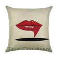 Axyaa Linen Pillowcase 45*45cm for Household Sofa Decor - Love Letter Series