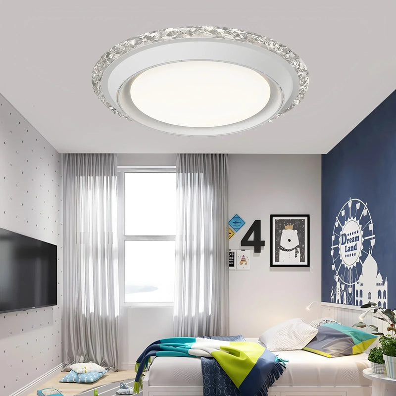 Axyaa Bladeless Ceiling Fan Light Remote Dimmable Bedroom Circulator