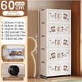 Axyaa Foldable Storage Box, Heavy-Duty with Wheels, Ideal for Snacks/Clothes/Books, Multiple Sizes
