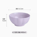 Axyaa Ceramic Pumpkin Rice Salad Bowl Set