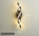 Axyaa Spiral Aluminum LED Wall Lamp - Minimalist Wall Lighting for Decoration