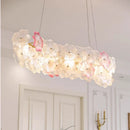 Axyaa French Style Crystal Pendant Lights for Dining Room and Bar Counters